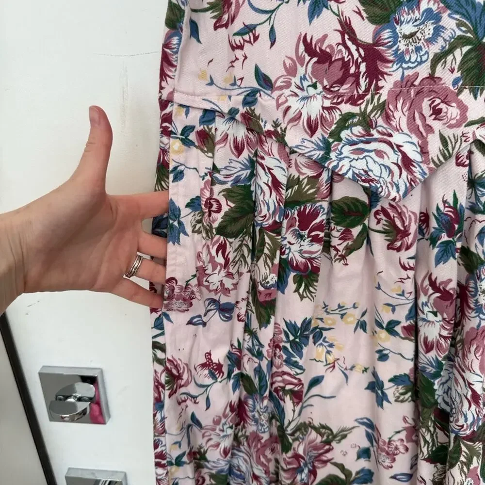 Vintage Bryn Connelly Pink Floral Cottagecore Dress - Picture 9 of 9